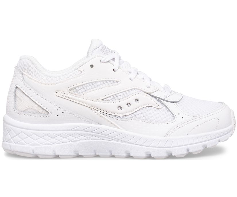 Saucony Cohesion 14 Lace Kids\' Sneakers White | AU 846FDNM